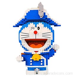 spining Anime Doraemon Blue Cat 3D modèle DIY Diamond Mini Blocs de Construction Jouet f