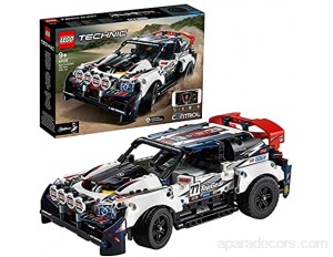 LEGO 42109 Technic La Voiture de Rallye contrôlée - Kit de Construction - modèle de Voiture à Construire avec contrôle par Application