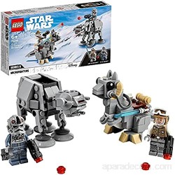 LEGO 75298 Star Wars Microfighters at-at Contre Tauntaun Jeu de Construction Minifigurines de Luke Skywalker et du Marcheur at-at