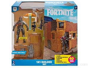 Jazwares- Builder Kit de Construction Fortnite + Figurine Black Knight FNT0048 Multicouleur