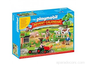 Playmobil - Calendrier de l'Avent "Animaux de la Ferme" - 70189