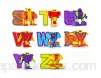 KUANPEY Lot de 26 lettres de l\'alphabet en anglais pour enfants lettres ABC jouets éducatifs