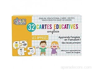 CMP Paris Cartes éducatives Anglais - Les Opposés - Jeu éducatif
