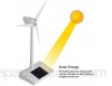 Jouet de moulin à vent solaire mini moulin à vent solaire énergie solaire moulin à vent jouet éducatif bricolage jouets solaires Kits d\'énergie solaire nouveauté assemblée cadeau d\'anniversaire décor