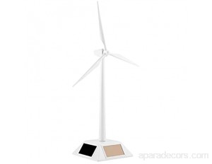 Mini éolienne à énergie solaire jouet d'éolienne de bureau pour enfants vent solaire sans bruit/muet rotatif modèle de décoration de bureau pour enfant cadeau d'anniversaire éducation scientifique o