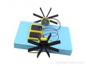 Ogquaton Jouets solaires de qualité supérieure DIY Mini solaire à pédale solaire Bateau DIY Enfants Gadget éducatif Jouet Jouet Pour 1 2 3 4 5 6 7 Ans Garçon