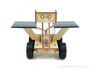 Voiture à énergie solaire pour enfants voiture à énergie solaire bricolage jouets solaires assemblables pour les étudiants apprenant des cadeaux pour les enfantsSolar Moon Rover Polar Animals