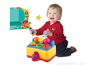 Per jouet de martèlement de musique de jouet de marteau de boule de table avec la boule colorée par marteau pour des enfants