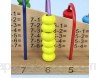 GMN Boulier en Bois Soroban comptant Montessori apprenant des Jouets mathématiques éducatifs Multicolores