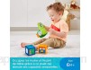 Fisher-Price Nouveaux Cubes d\'éveil Surprises multiples activités et textures pour éveiller les sens de bébé dès 6 mois GJW13