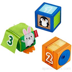 Fisher-Price Nouveaux Cubes d'éveil Surprises multiples activités et textures pour éveiller les sens de bébé dès 6 mois GJW13