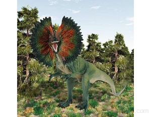 DIII Figurine réaliste en forme de dinosaure dilophosaure