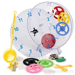 Technoline Colck Kit de Pendule pour entfants Geneva Kids Clock Transparent/Multicolore