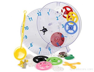 Technoline Colck Kit de Pendule pour entfants Geneva Kids Clock Transparent/Multicolore