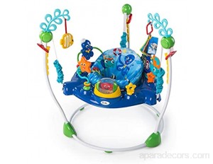 Baby Einstein Aire d'Eveil à Rebonds Neptune's Ocean avec plus de 15 jouets et activités musique et lumières siège tournant à 360 degrés
