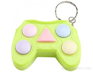 Porte-clés avec mini poignée de manette de jeu vidéo porte-clés pour jeu vidéo cadeau d'anniversaire fête prénatale cadeau pour enfant