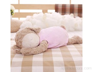 N-S Jouet en peluche pour garçons et filles s'allongent en forme d'agneau poupées enfants dormir avec enfants confort bébé mouton boule oreiller mouton pyjama et vêtements en poudre de mouton