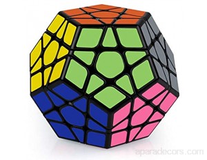 Coolzon Megaminx Cube Rubiscube Magic Cube 3x3 Smooth Turning Magique Vitesse Cube pour Enfants