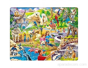 Larsen US30 Une journée passionnante au Zoo Puzzle Cadre avec de 48 pièces