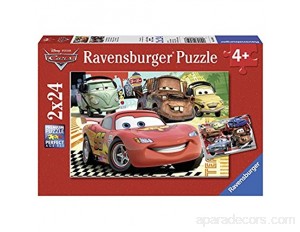 Ravensburger - 08959 - Puzzle Enfant Classique - Nouvelle Aventure - Cars 2 - 2 x 24 Pièces