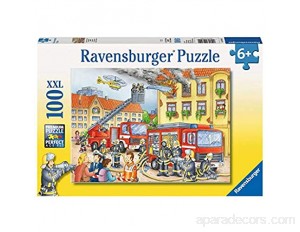 Ravensburger 10822- Puzzle 100 Pièces XXL Nos Pompiers Puzzle Enfant Néant