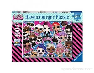 Ravensburger- 12882 Puzzle 100 pièces XXL-Amies pour la Vie L.O.L. Surprise Enfant
