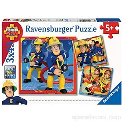 Ravensburger- Puzzle 3x49 pièces Sam Notre héros Pompier Enfant 4005556050772