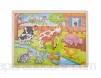 Goki- Puzzle Vie à la Ferme 48 Pieces 57745 Multicolore