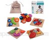 ToyerZ Puzzles Animaux en Bois Jouets Educatif pour Enfant 1 2 3 4 Ans Filles et Garçons Jouet Bébé Puzzle Montessori pour Tout-Petits dans Une Boîte Cadeau