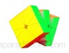 JIARUN Cube 3x3 Vitesse Cube Magique en Forme de spécial magnétique sans Autocollants Jouets intellectuels pour Enfants Cadeaux
