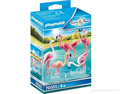 Playmobil Groupe de Flamants Roses Multicolor 70351