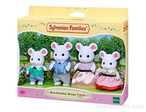 Sylvanian Families - Le Village - La Famille Souris Marshmallow - 5308 - Famille 4 Figurines - Mini Poupées
