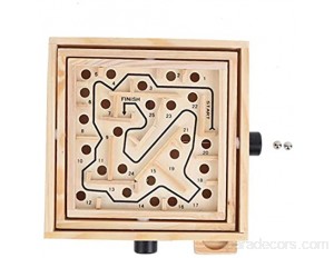 Conseil de labyrinthe enfants balles équilibrées jeu de société labyrinthe Puzzle jouet interactif jeu de table jouet éducatif loisirs cadeau d'anniversaire pour les tout-petitsMaze S