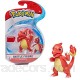 Bandai - Pokémon - Figurine Battle - Reptincel Charmeleon - Figurine articulée 8 cm - Pokémon dragon orange avec sa flamme - WT97888